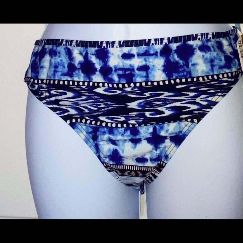 Reaction Kenneth Cole  Indigo-Go Girl Hipster Bikini Bottom Size LG